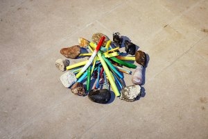 'Zelt' as seen in the show 'The World Is Mine But I'll Share It' at Kunstverein Celle 2024 Installation