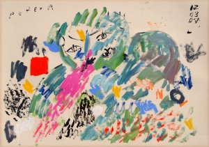 ´12.03.07´ Pinselauswaschbild