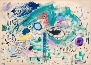 ´30.08.07´ Pinselauswaschbild