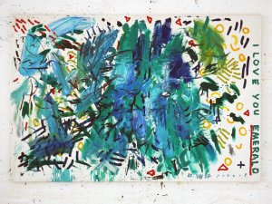 ´i love you emerald green´