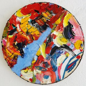 Rhythmischer Kopf, Hellblau