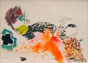 ´Pinselauswaschbild ´