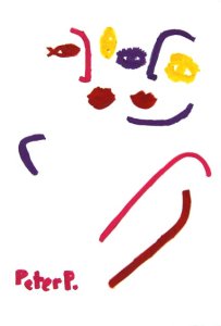 ´Zwei Koepfe (weiß) ´