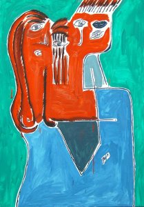 ´Zwei Köpfe (unentschlossen) ´